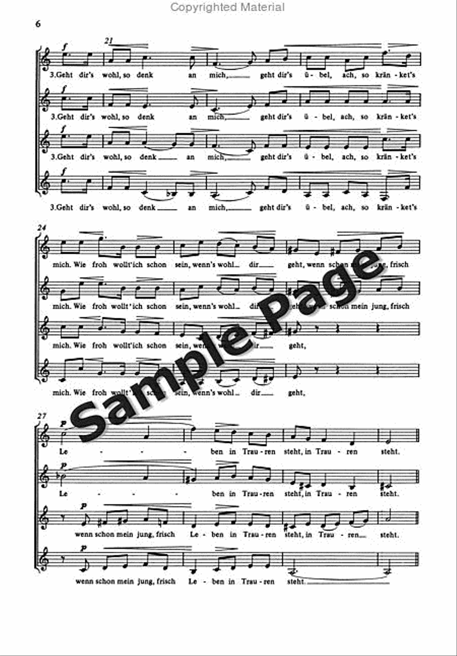 Ach Ihr Berg Und Tiefe Tal SSAA scores gallery preview page 7