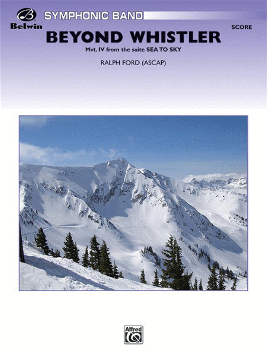 Beyond Whistler Concert Band scores gallery preview page 1