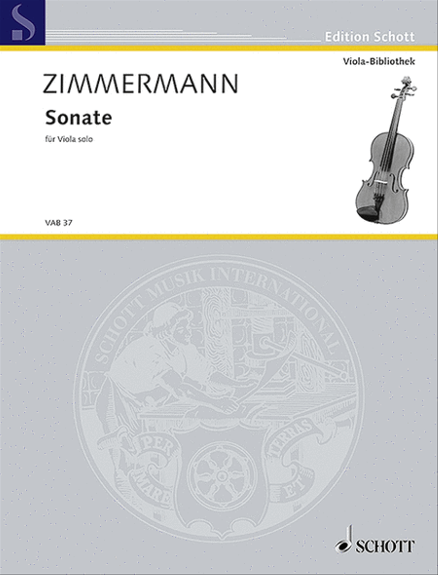 Sonata Viola Solo scores gallery preview page 1