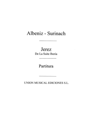 Book cover for Jerez From Iberia (Surinach)