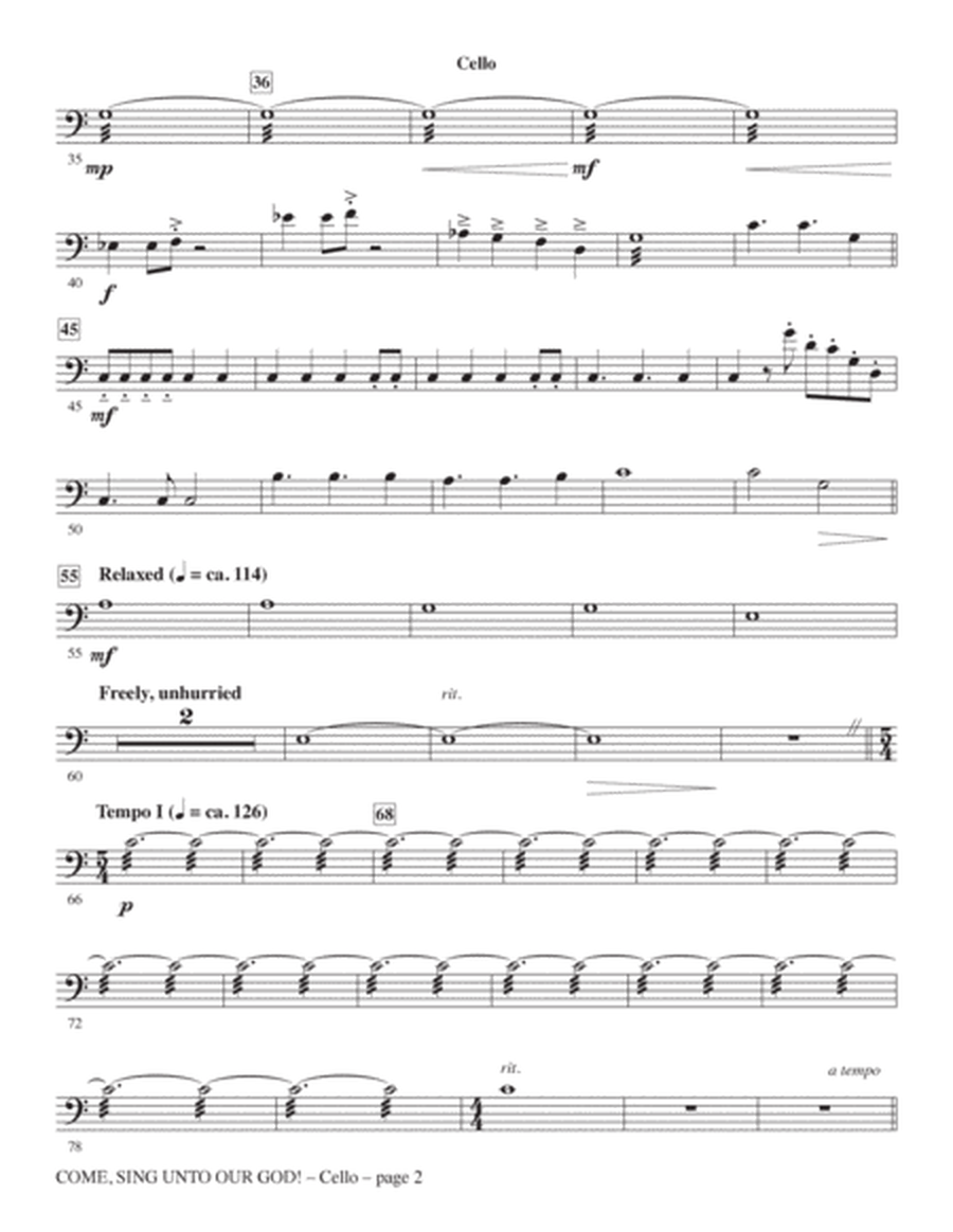 Come, Sing Unto Our God! - Cello