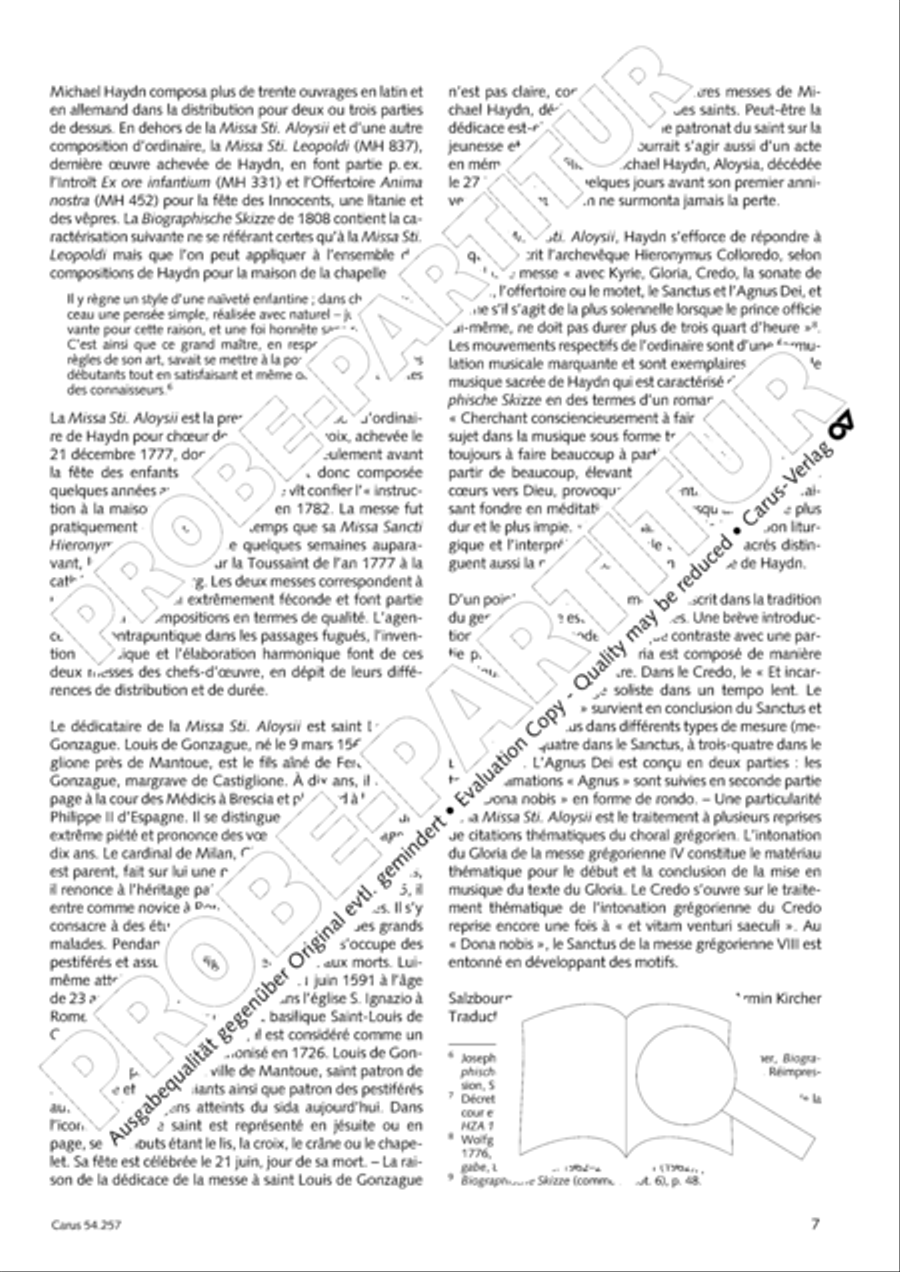 Missa Sancti Aloysii SSA scores gallery preview page 8