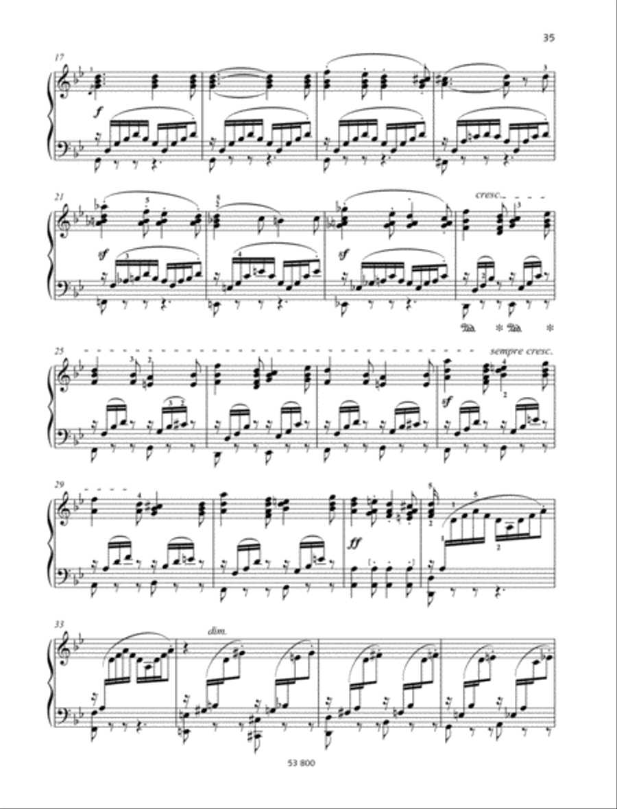 Presto agitato G minor Piano Solo scores gallery preview page 2
