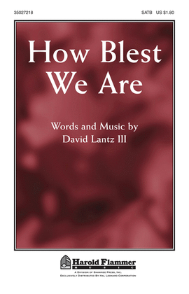 Book cover for How Blest We Are