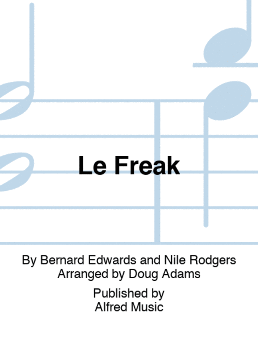 Le Freak Marching Band scores gallery preview page 1
