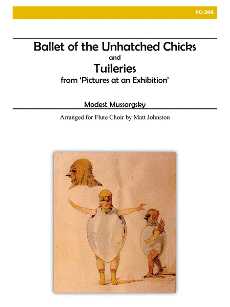 Ballet of the Unhatched Chicks and Tuileries for Flute Choir Flute Choir scores gallery preview page 1