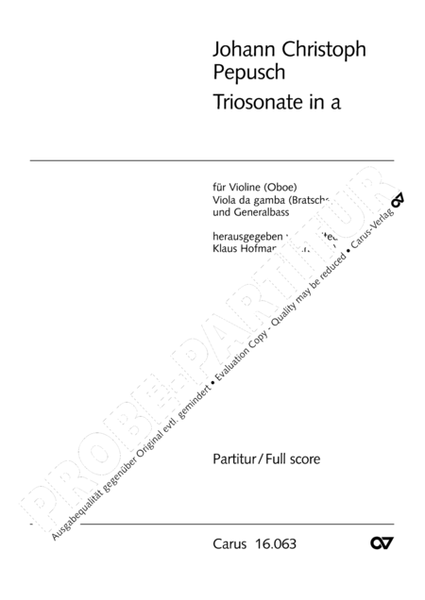 Triosonate in a