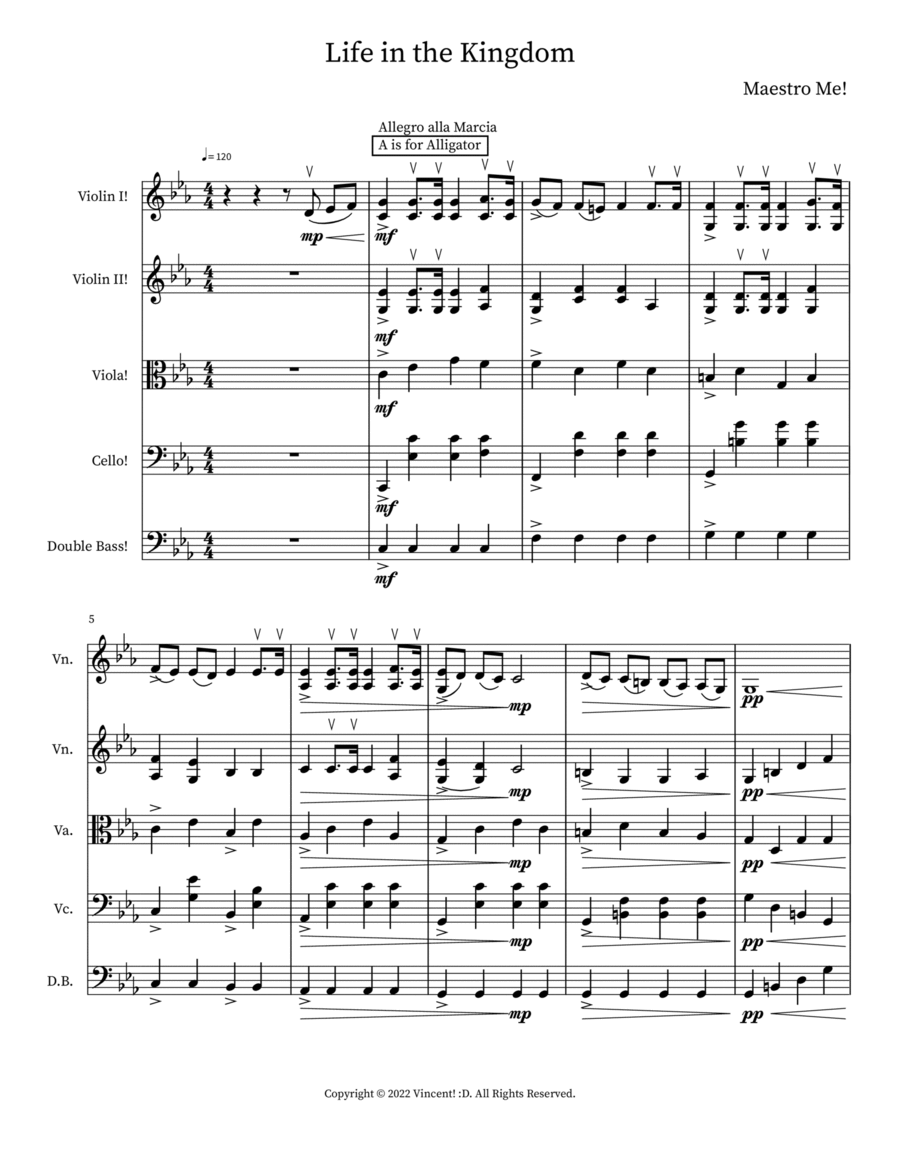 Life in the Kingdom Life in the Kingdom Orchestra scores gallery preview page 1