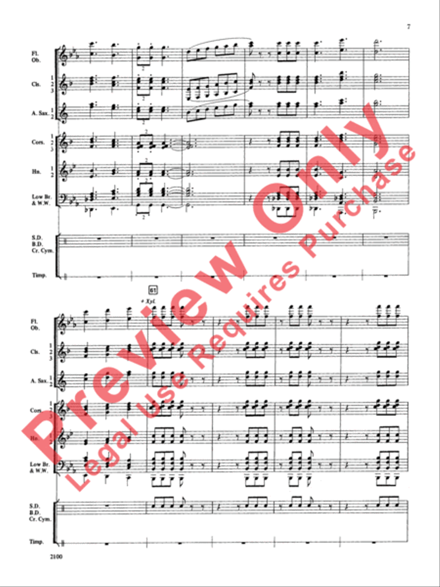 Northwest Suite Concert Band scores gallery preview page 8