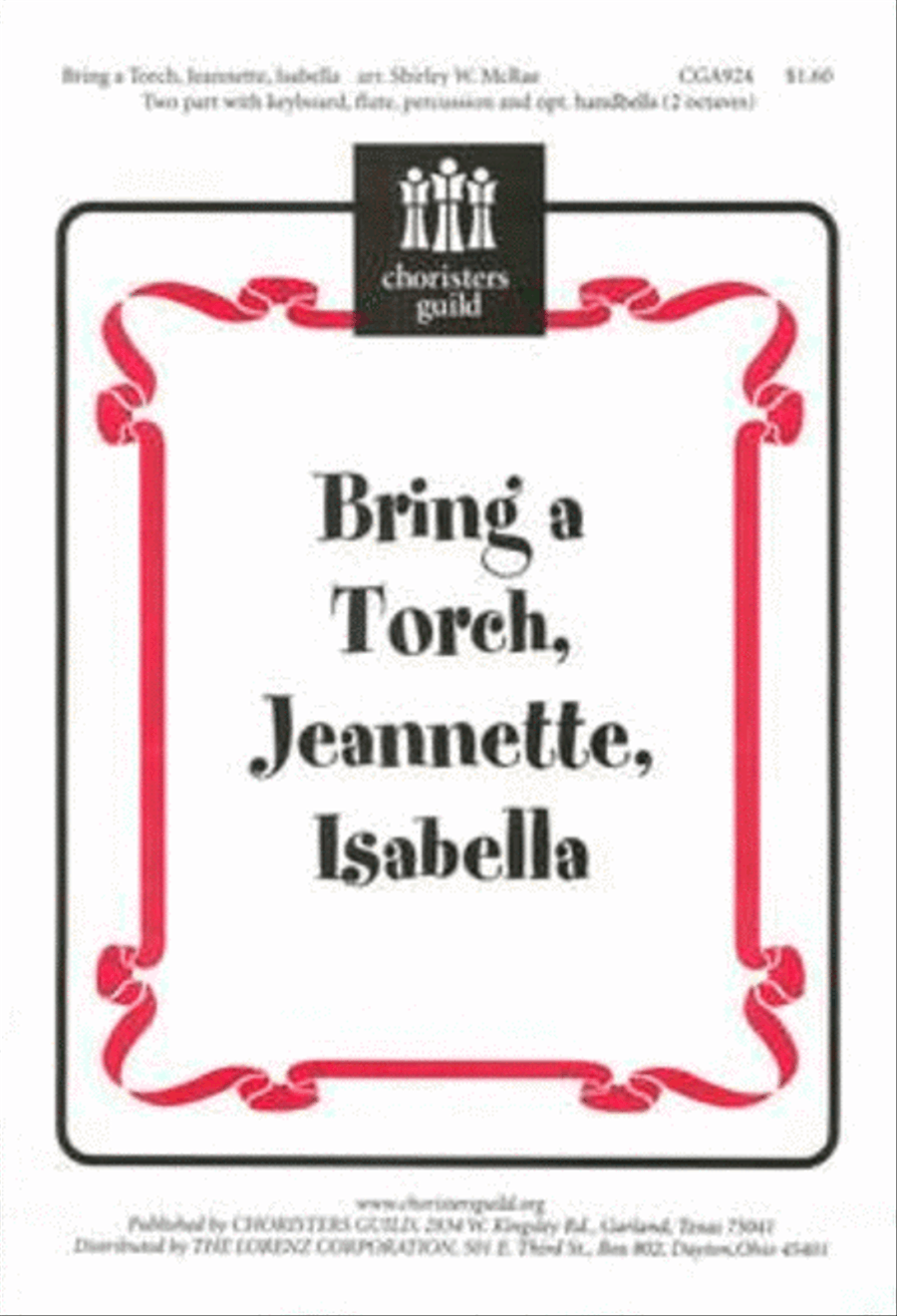 Bring a Torch, Jeannette, Isabella (Two-part) 2-Part scores gallery preview page 1