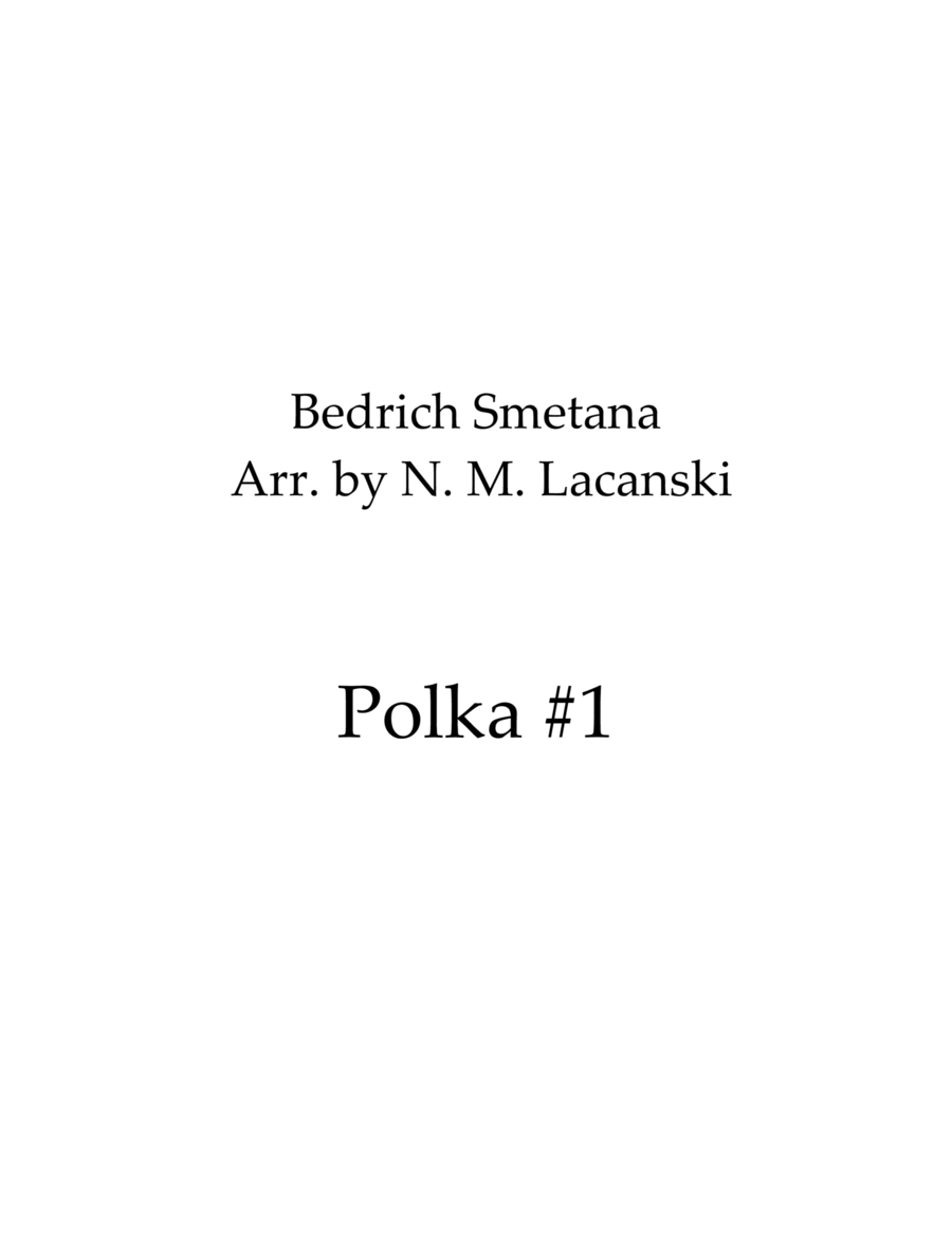 Polka #1 Violin Solo scores gallery preview page 1