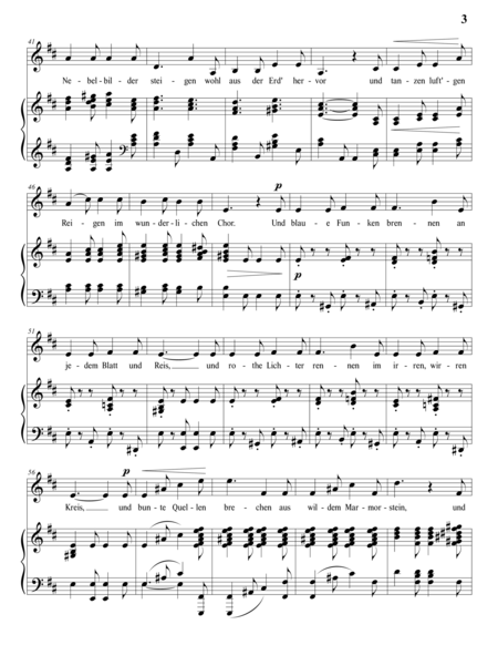 SCHUMANN: Aus alten Märchen winkt es, Op. 48 no. 15 (transposed to D major)