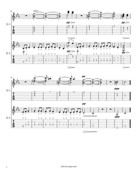 Bela Bartok - Slovakian Folk Song - Guitar Duet