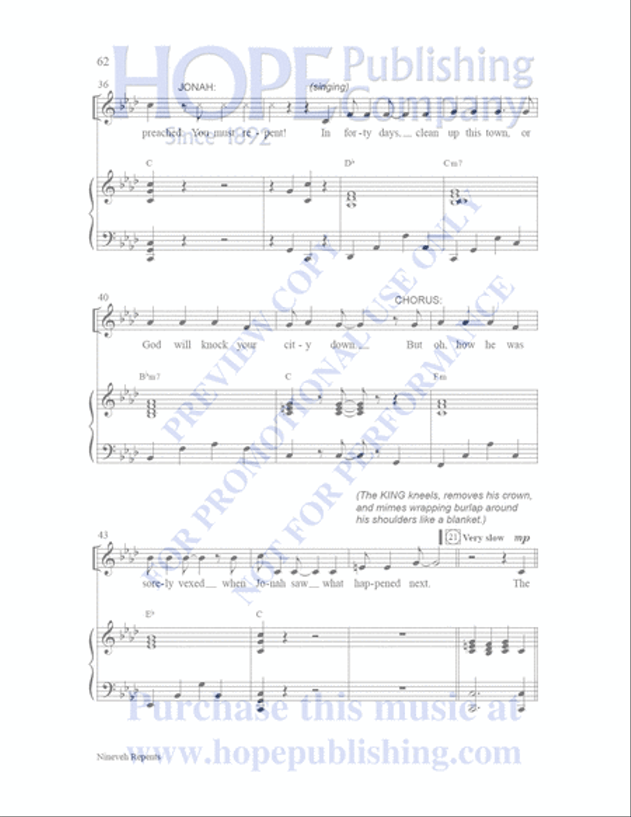 Sailor's Bible Children's Choir scores gallery preview page 63