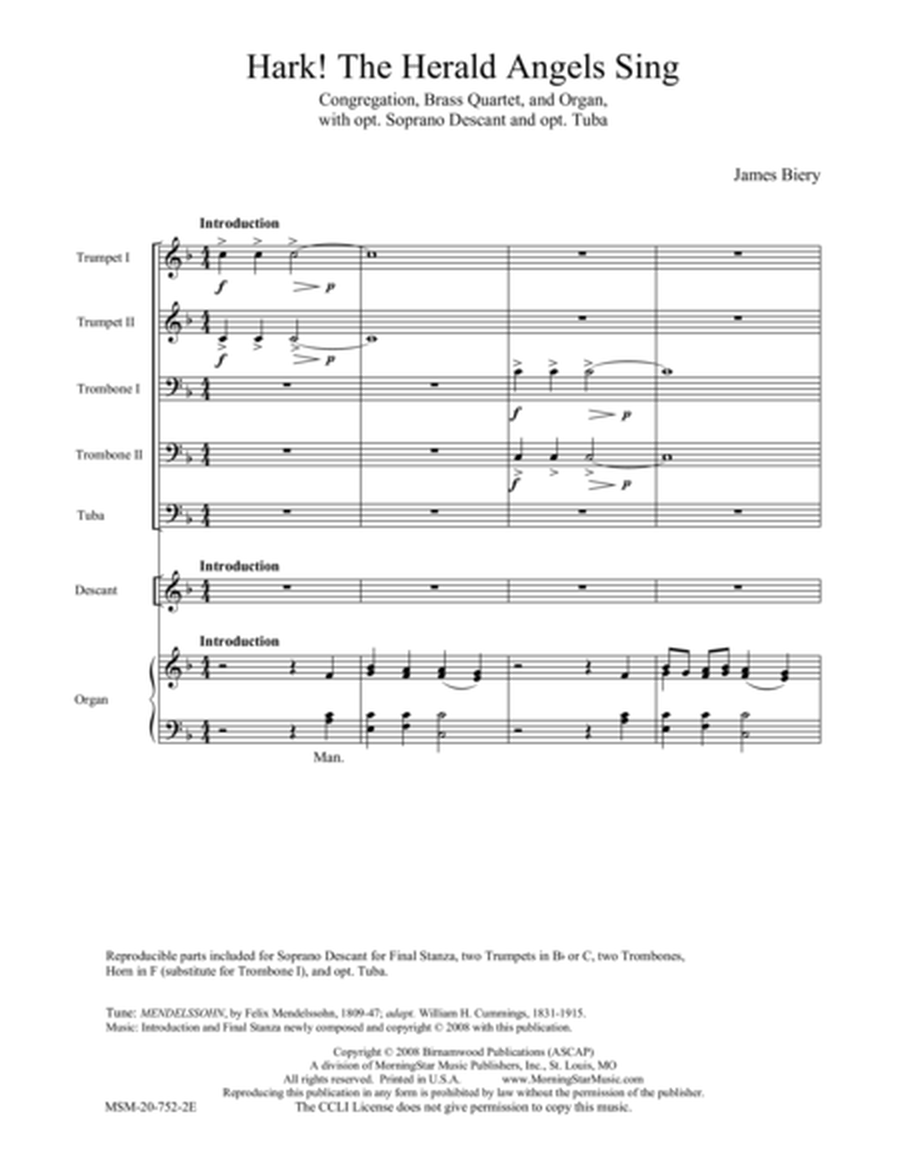 Hark! The Herald Angels Sing (Mendelssohn) (Downloadable) image number null