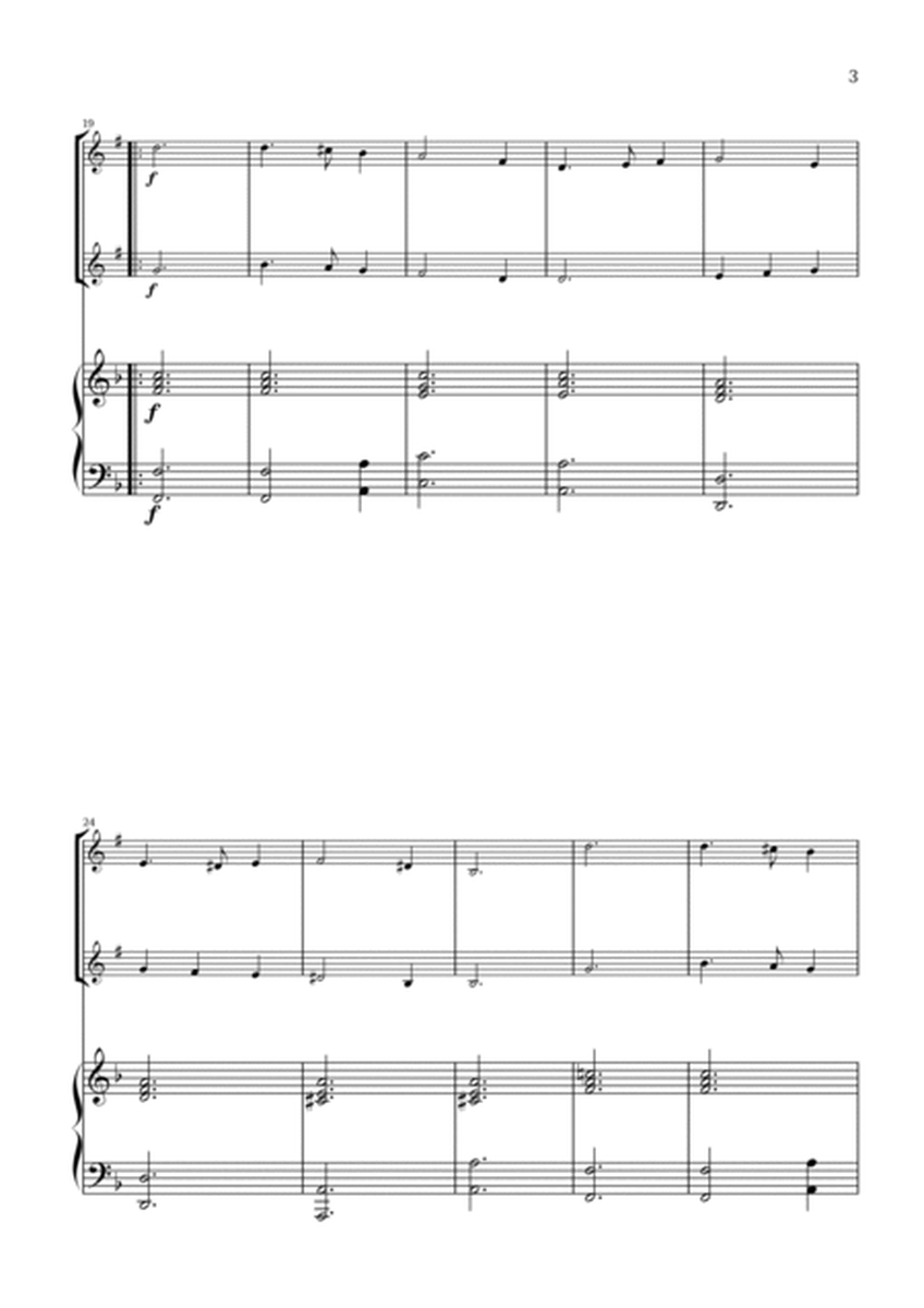 What Child Is This? (Greensleeves) - for trumpet duet and piano image number null
