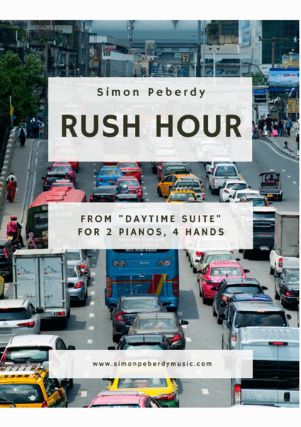 Rush Hour for 2 pianos, 4 hands by Simon Peberdy, from Daytime Suite image number null