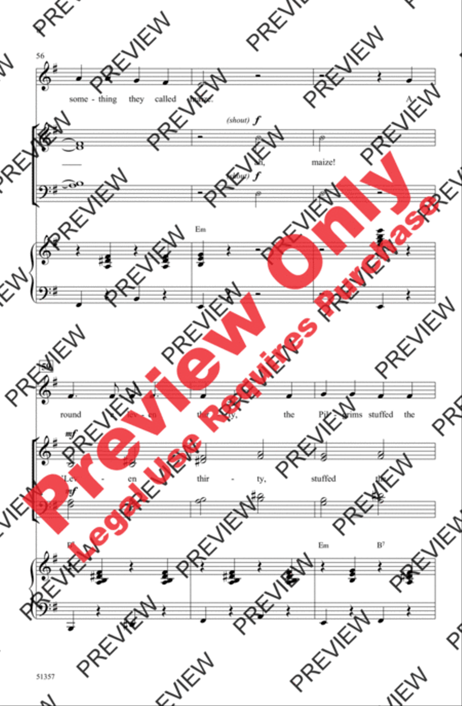 Corn 4-Part scores gallery preview page 8