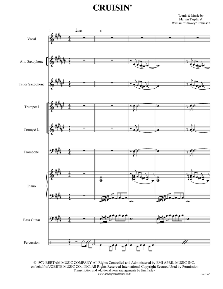Cruisin' Large Ensemble scores gallery preview page 3