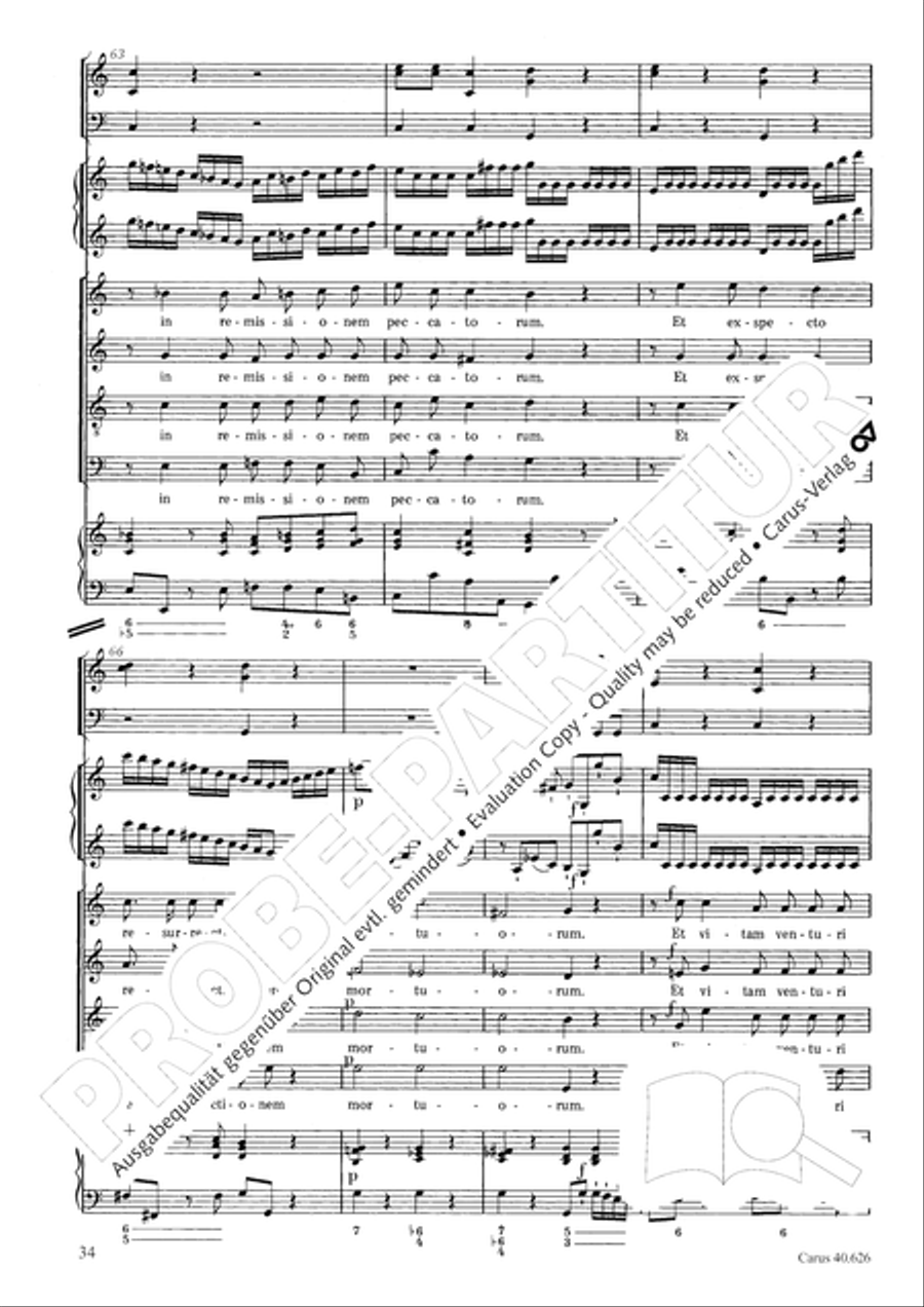Mass in C Major Mass in C Major 4-Part scores gallery preview page 34