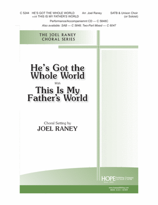 Book cover for He's Got the Whole World with This Is My Father's World