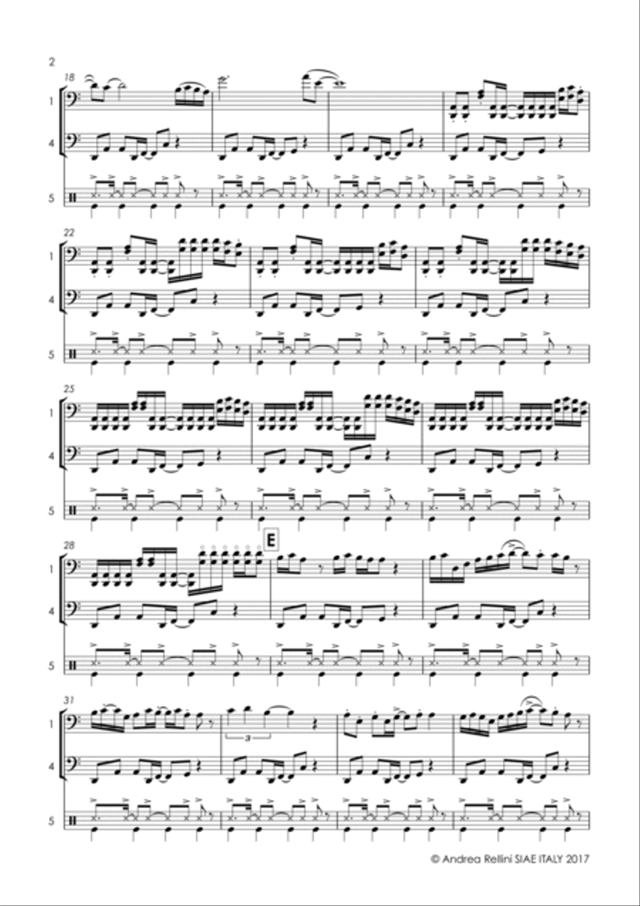 DIS-CRIMINE HOUSE (DISCRIMINE HOUSE) 4-5 CELLOS String Quartet scores gallery preview page 3