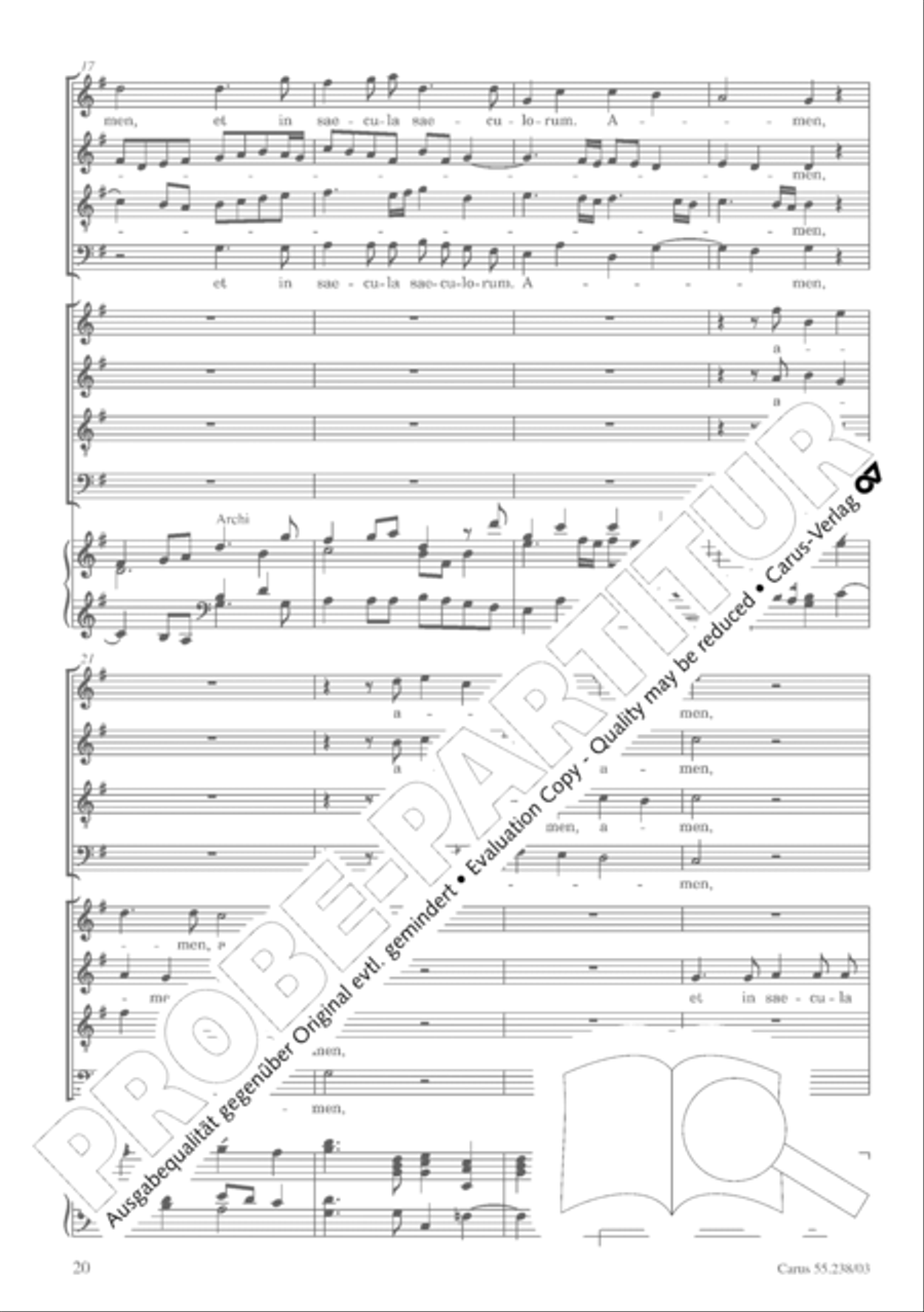 Nisi Dominus Nisi Dominus SSATB scores gallery preview page 23
