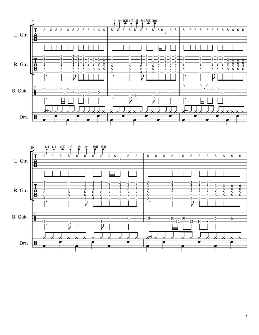 Cooking Up Something Good Acoustic Guitar scores gallery preview page 5