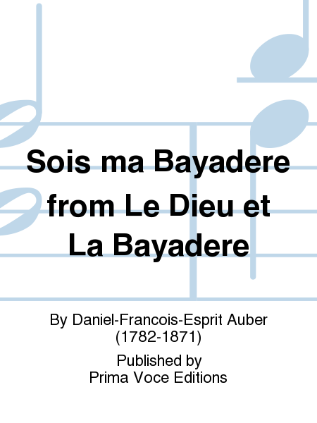 Sois ma Bayadere from Le Dieu et La Bayadere