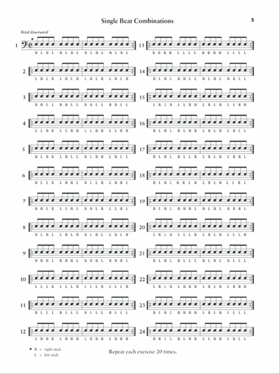 Stick Control Snare Drum scores gallery preview page 6