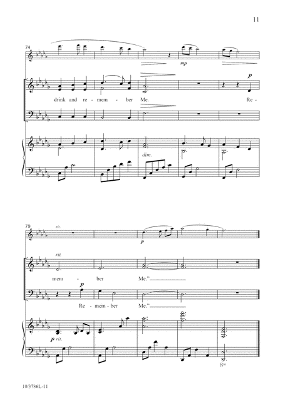 Remember Me 3-Part scores gallery preview page 12
