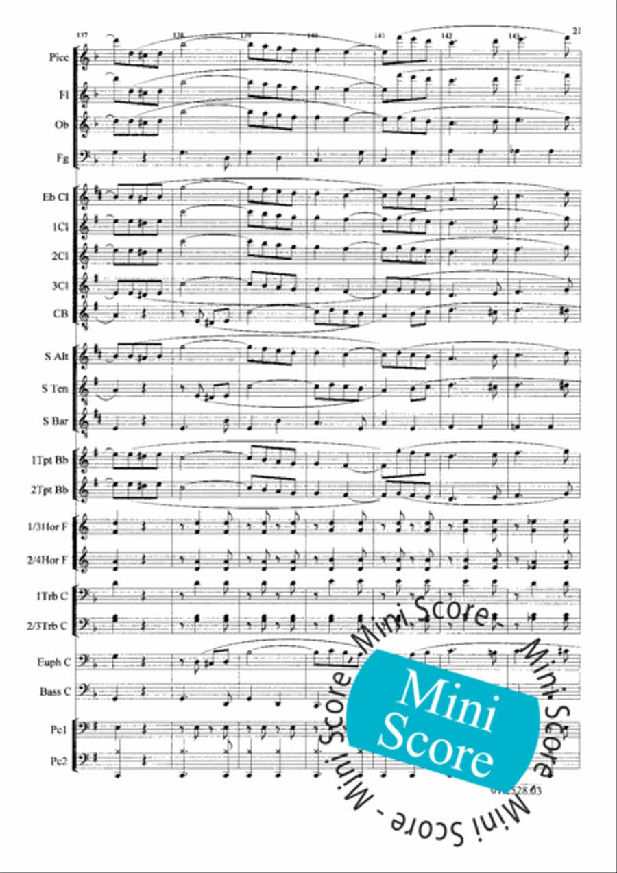 Al Centenario Concert Band scores gallery preview page 25