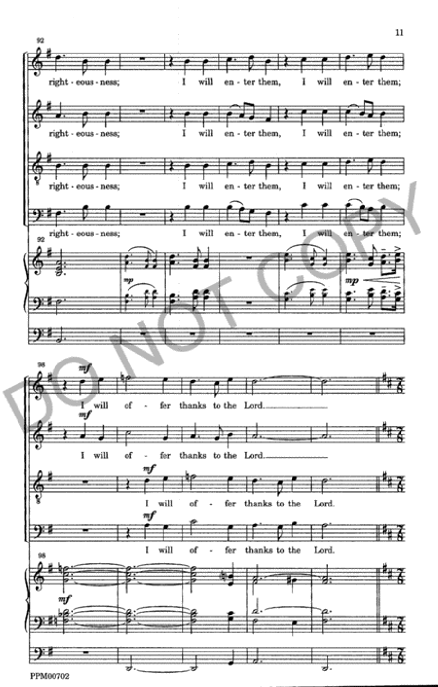 Alleluia! Christ is Risen 4-Part scores gallery preview page 12