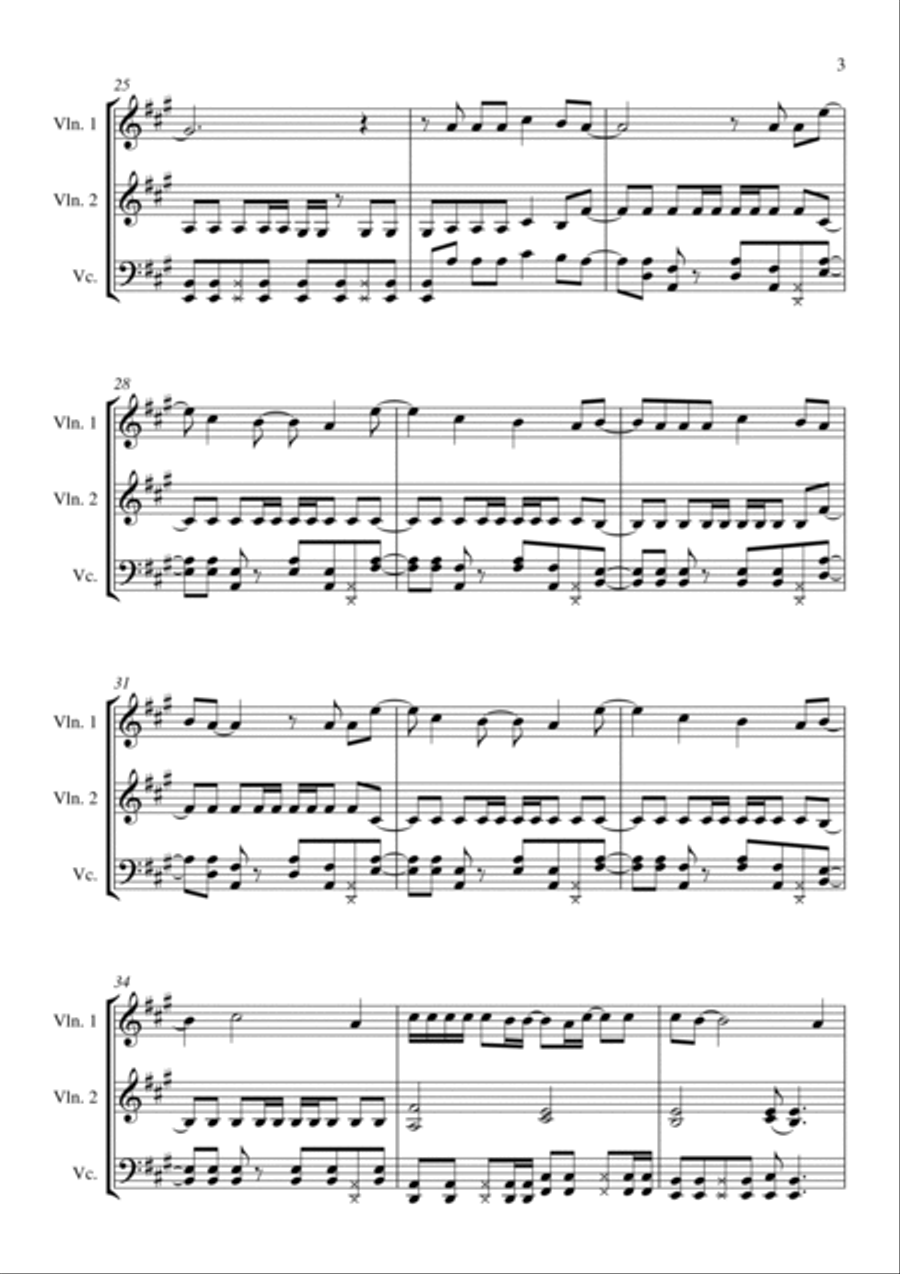 Pompeii String Trio scores gallery preview page 4