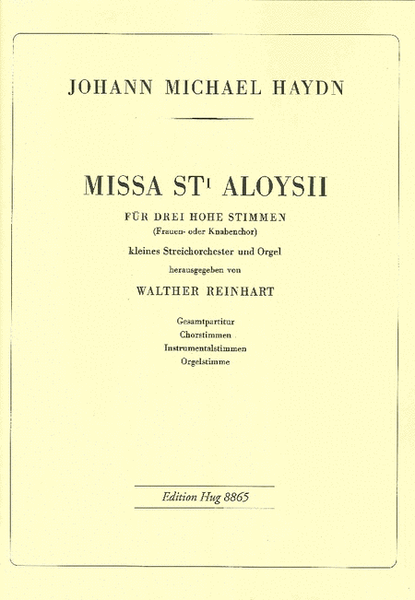 Missa Sancti Aloysii