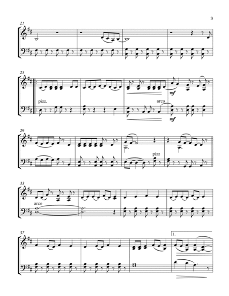 Love Story String Duet scores gallery preview page 5