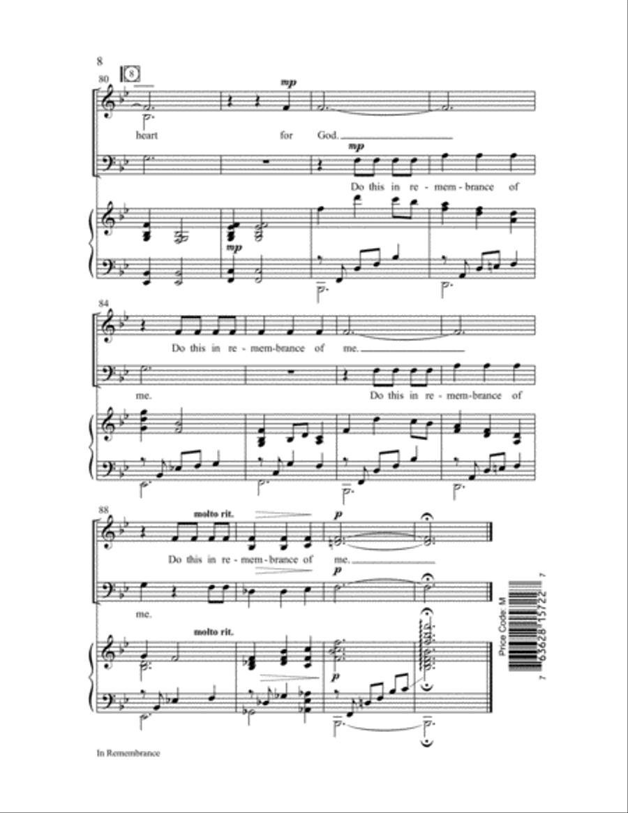 In Remembrance 3-Part scores gallery preview page 8