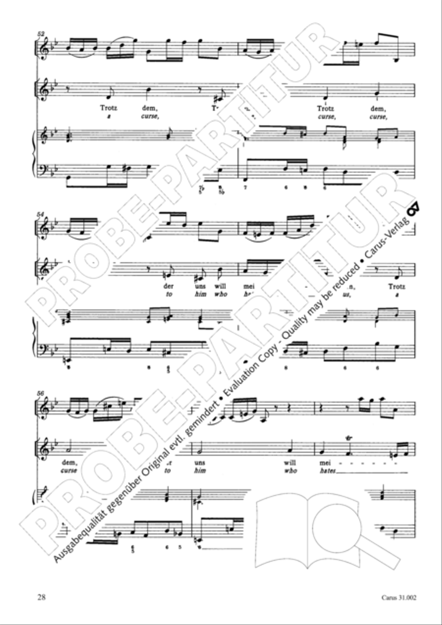 O God, from heaven look on us (Ach Gott, vom Himmel sieh darein) ATB scores gallery preview page 29