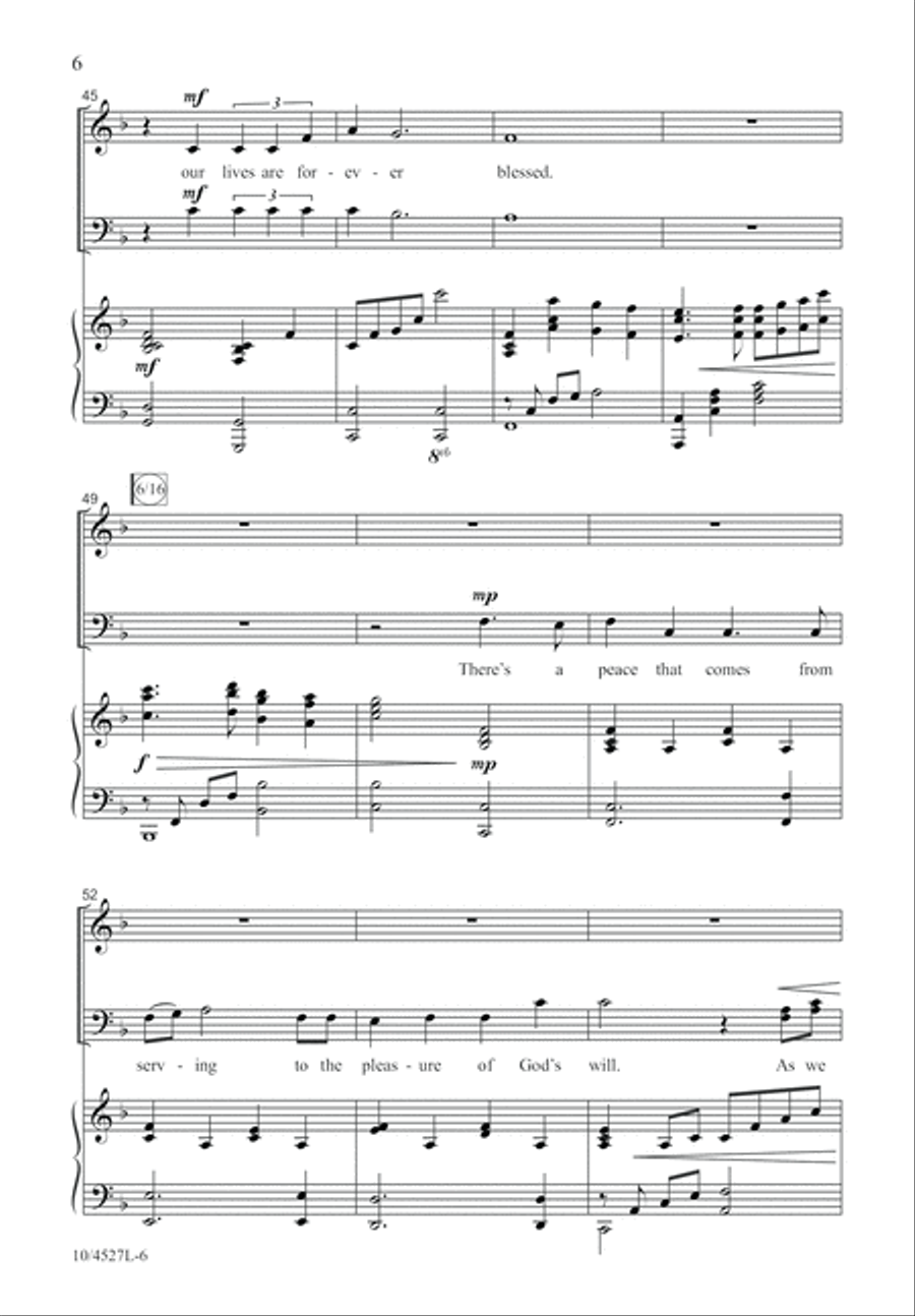 A Servant's Blessing A Servant's Blessing 4-Part scores gallery preview page 6