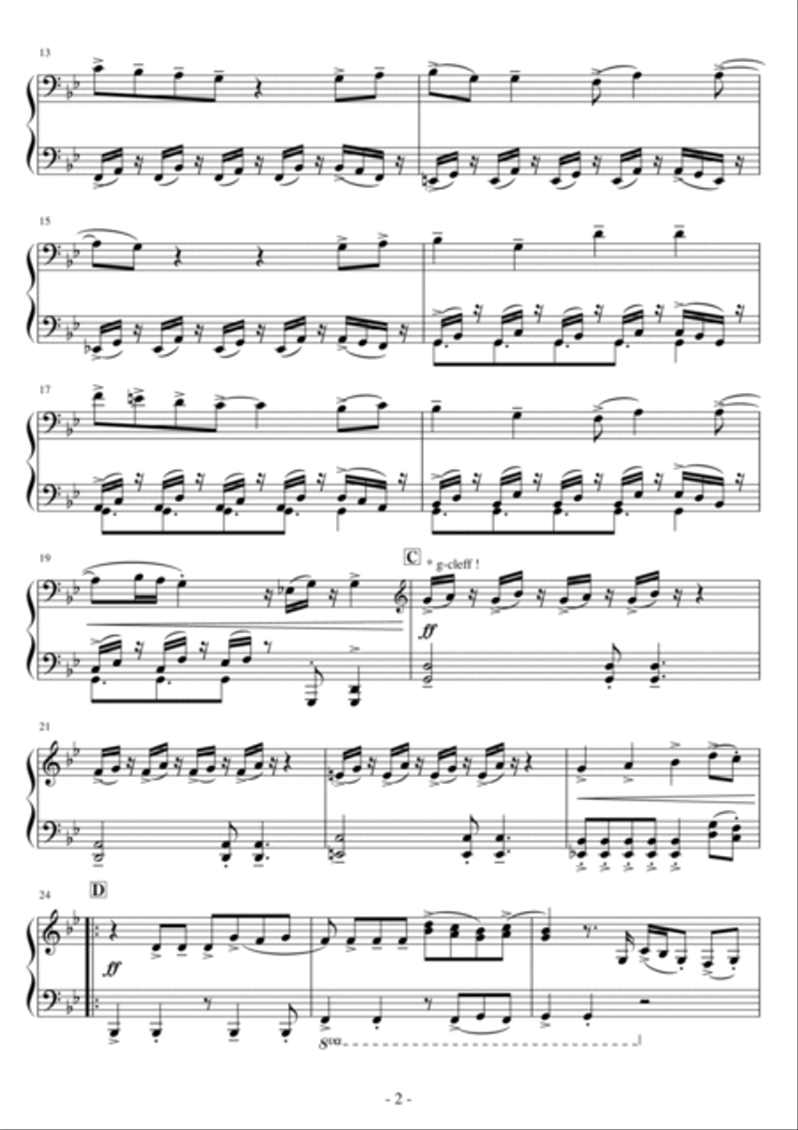Patient Number 9 Easy Piano scores gallery preview page 2