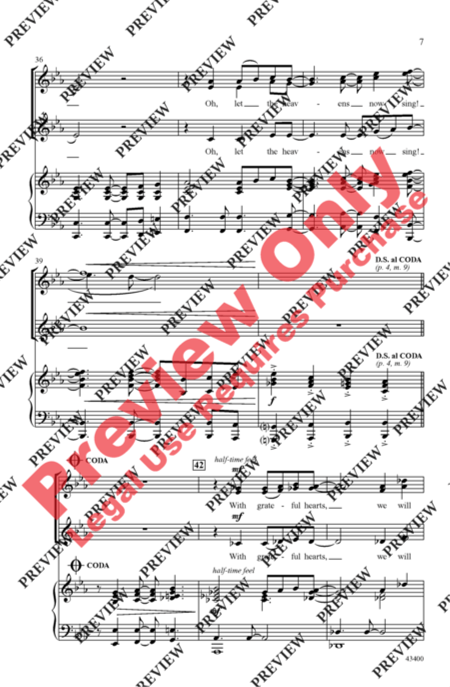 Lift Up Your Voice! Women's Choir scores gallery preview page 6