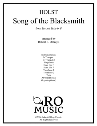 Song of the Blacksmith for Brass Octet