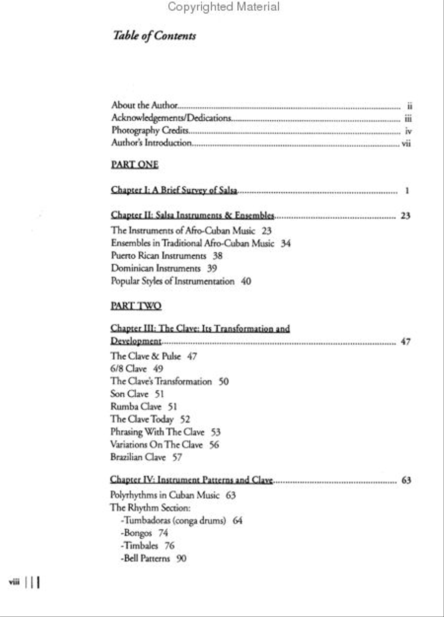 Salsa Guidebook for Piano & Ensemble Jazz Ensemble scores gallery preview page 2