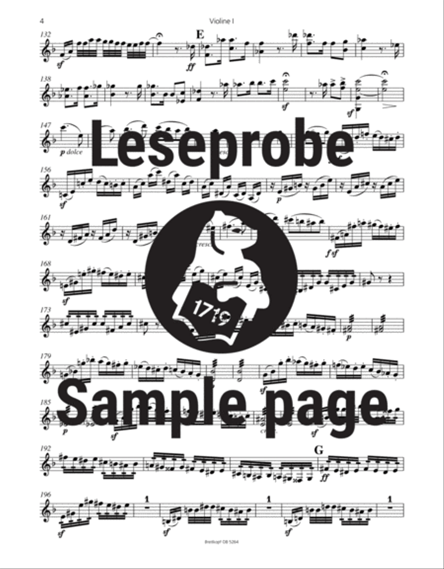 Symphony No. 4 in D minor Op. 120 Orchestra scores gallery preview page 4
