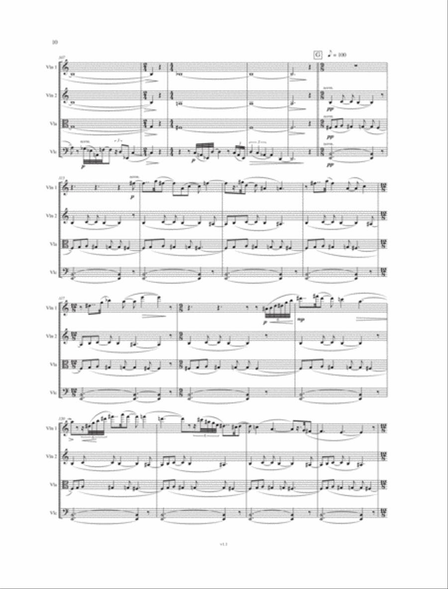 String Quartet No. 4 String Quartet scores gallery preview page 7