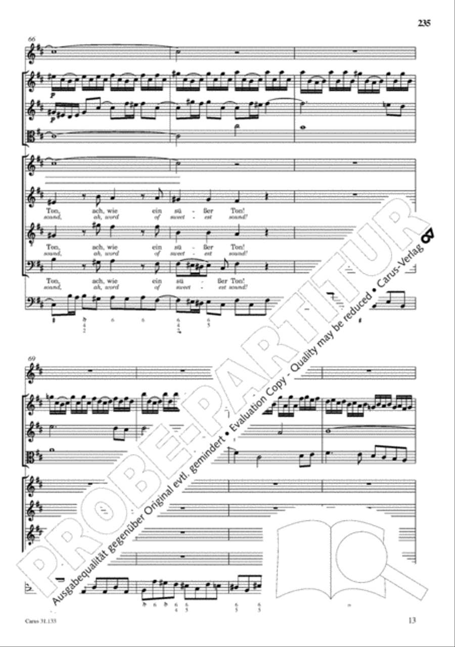 The Complete Sacred Vocal Works (Das geistliche Vokalwerk) Voice scores gallery preview page 236