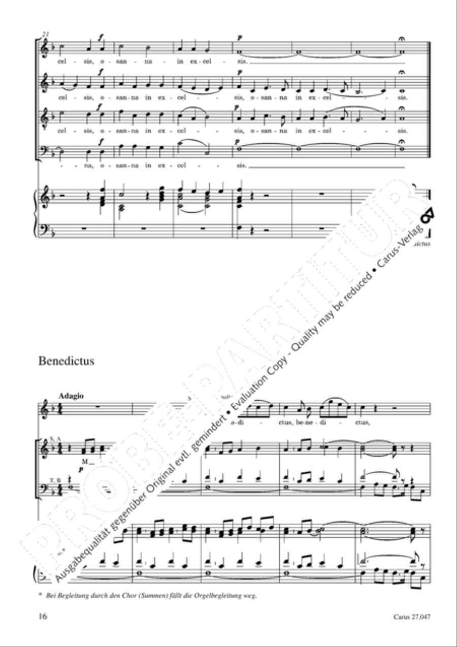 Missa de nativitate Domini 4-Part scores gallery preview page 17
