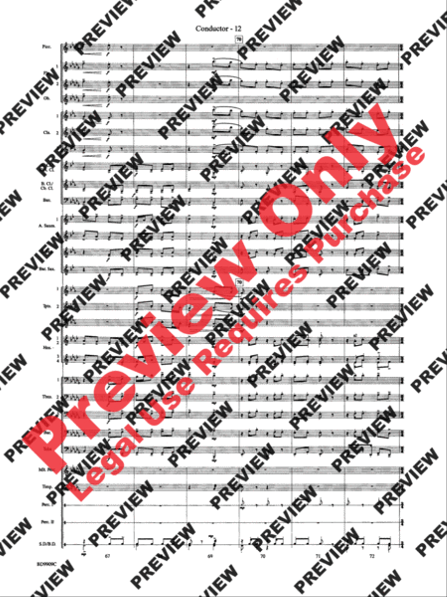 I'm Seventeen Come Sunday Concert Band scores gallery preview page 34