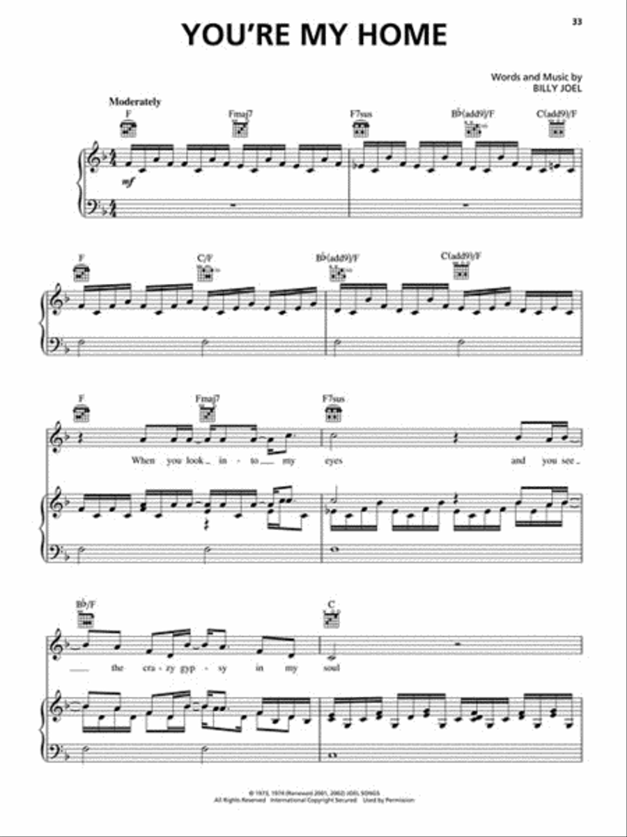 Billy Joel – Piano Man Billy Joel – Piano Man Piano, Vocal, Guitar scores gallery preview page 5