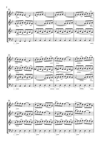 Grieg - String Quartet Gm Op. 27 (for double reed quartet) image number null